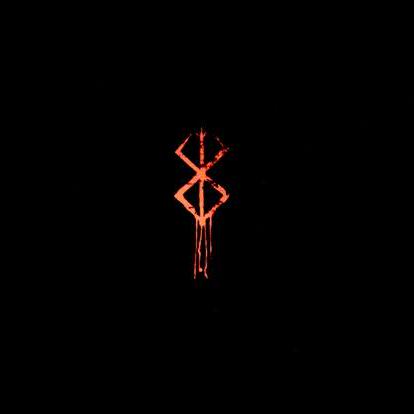 Moiz Ali's GitHub avatar: a red rune on a black background